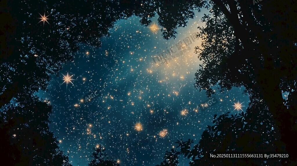 唯美星雨