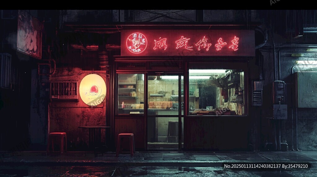 紅色小吃店