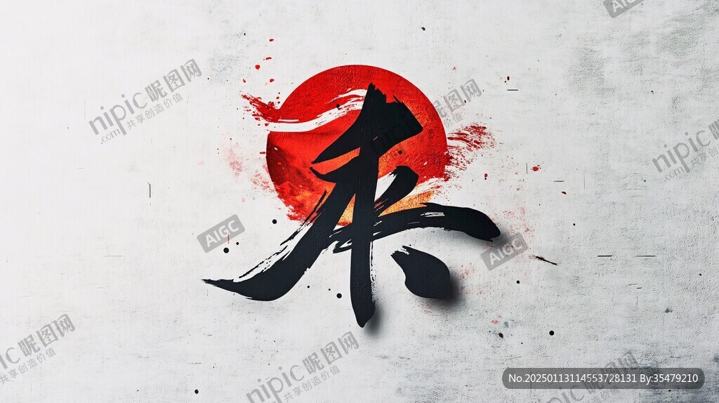 武道主題字
