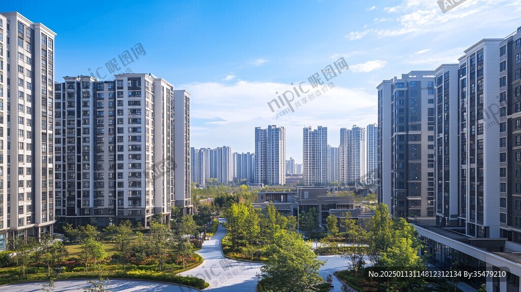 現代建筑小區