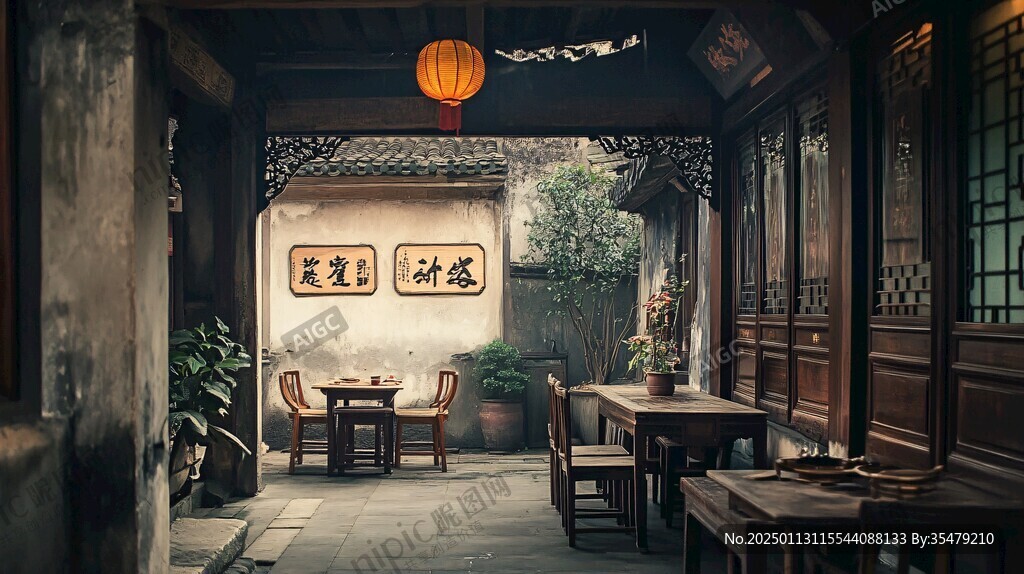古風(fēng)茶館