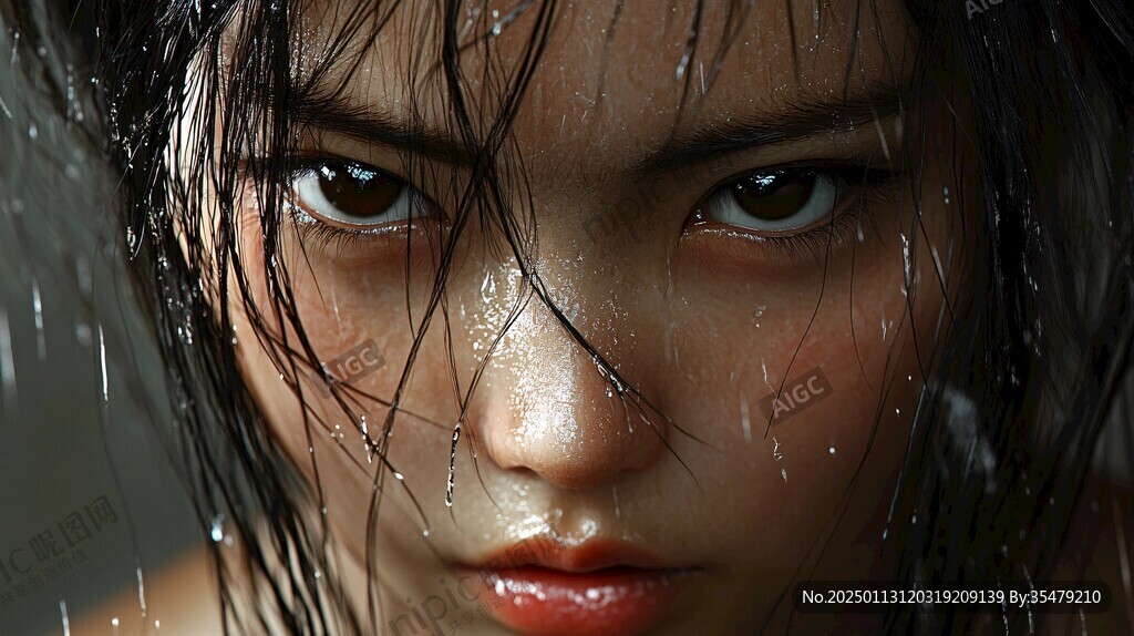濕身美女