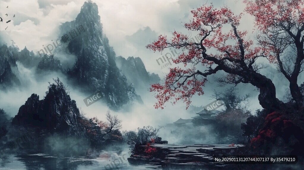 高清古風(fēng)山水