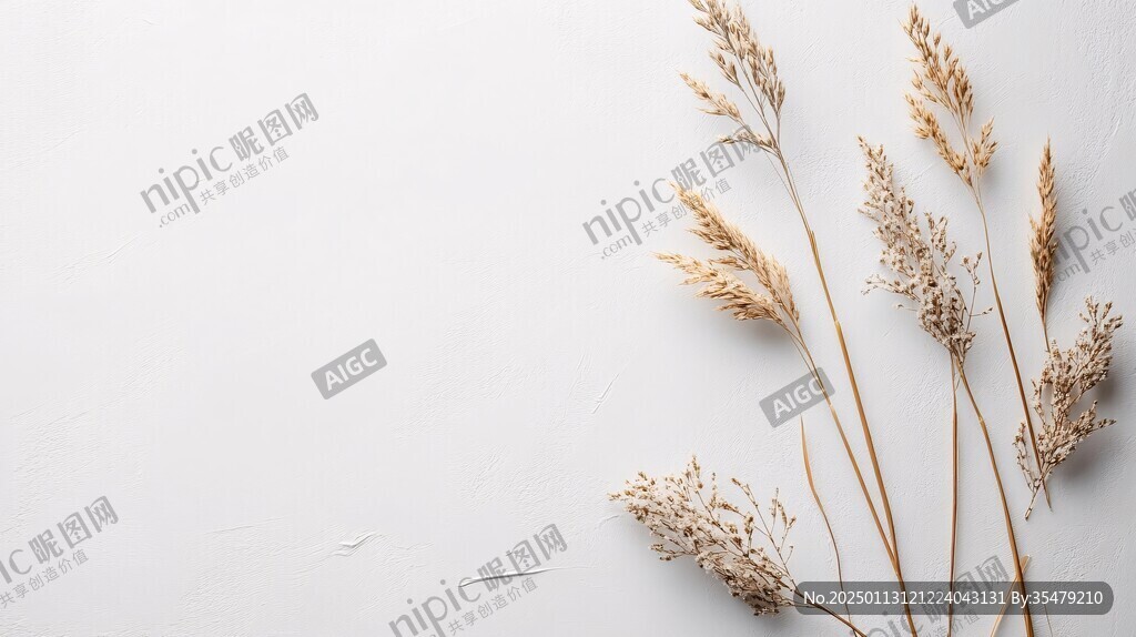 蘆葦干花