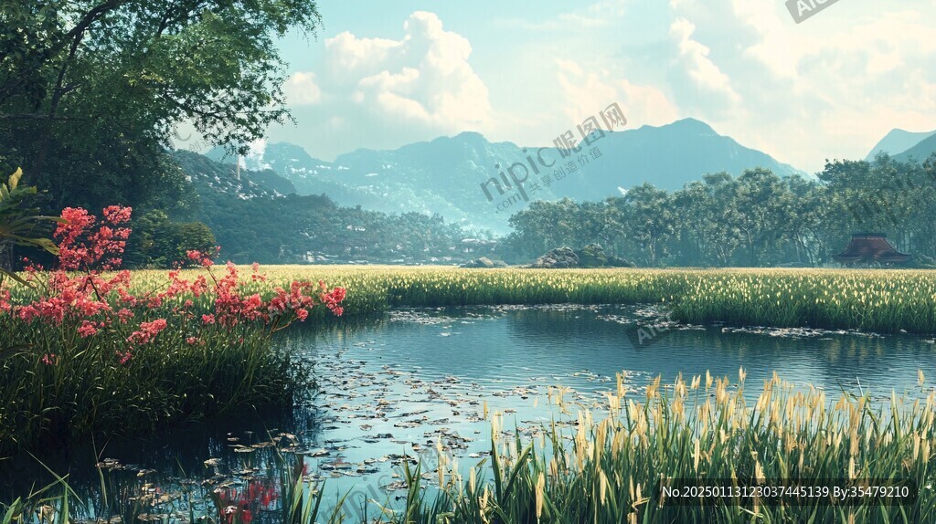濕地場(chǎng)景還原