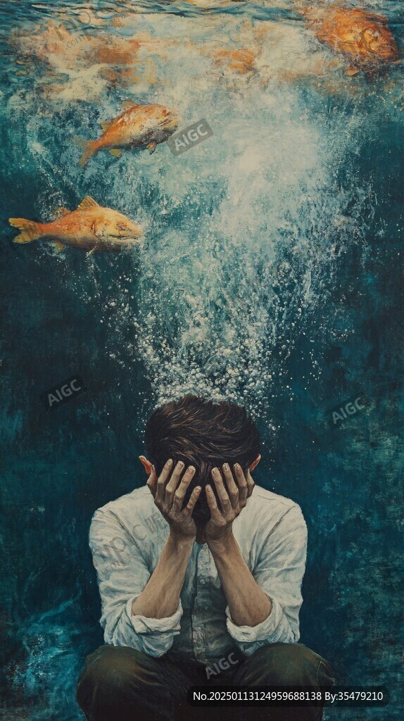 抱魚的人