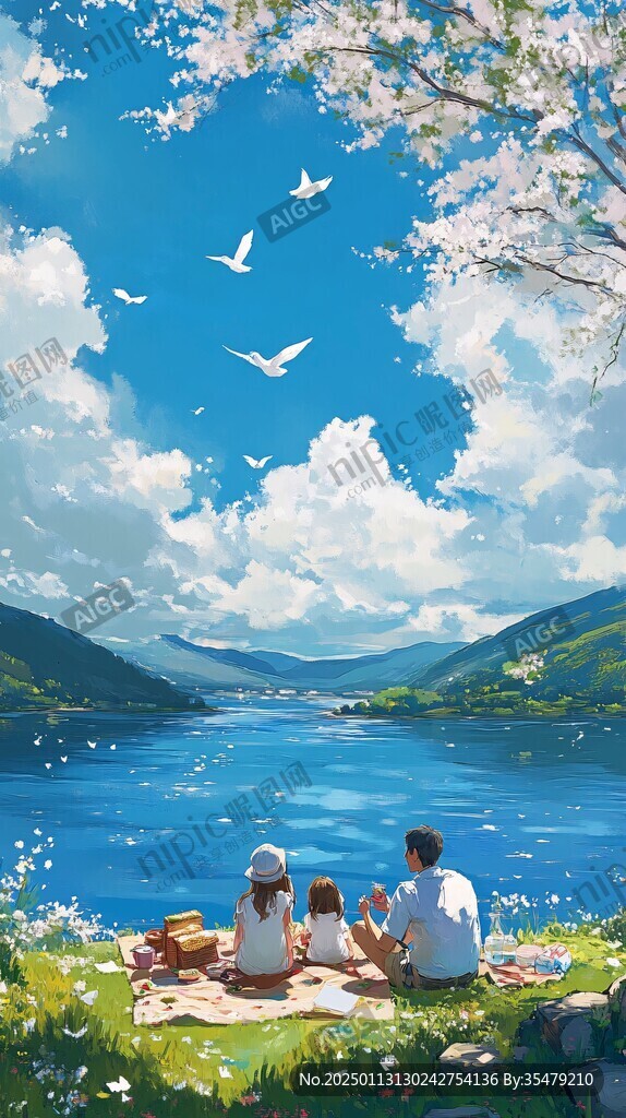 插畫唯美浪漫