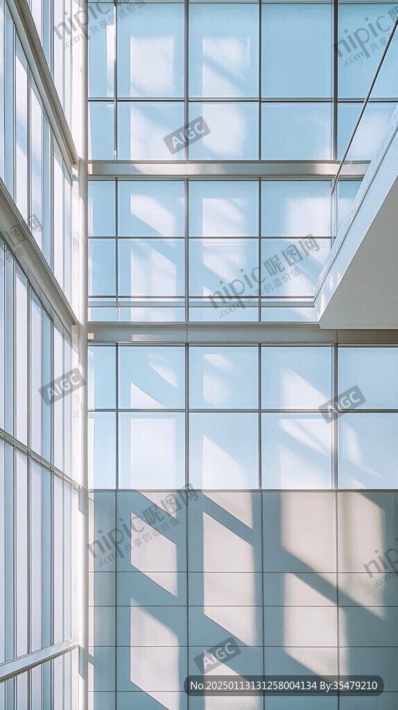 建筑窗口光影
