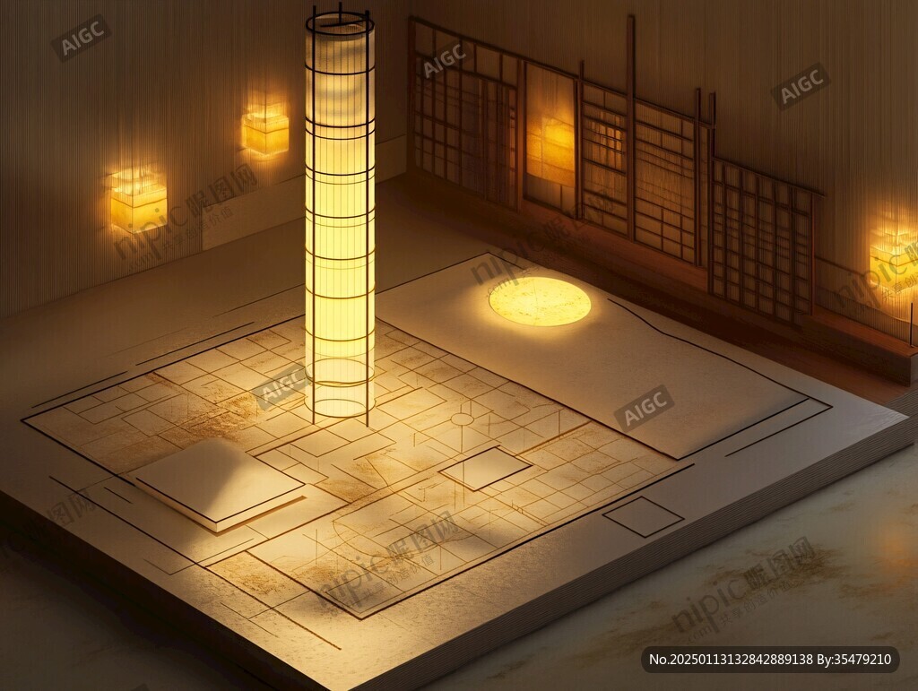 中式燈場(chǎng)景