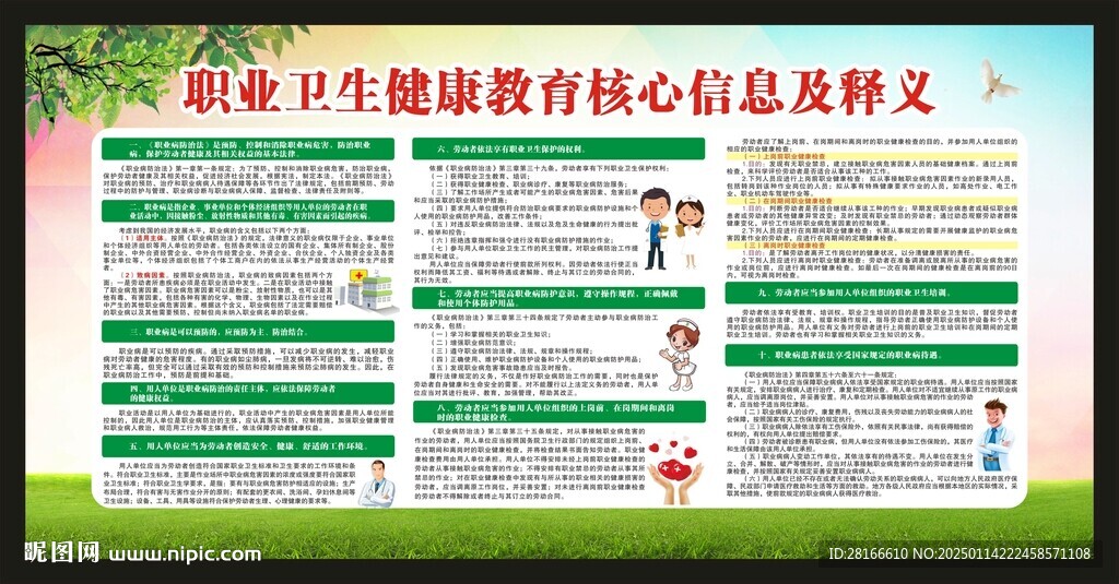 職業(yè)健康素養(yǎng)宣傳欄