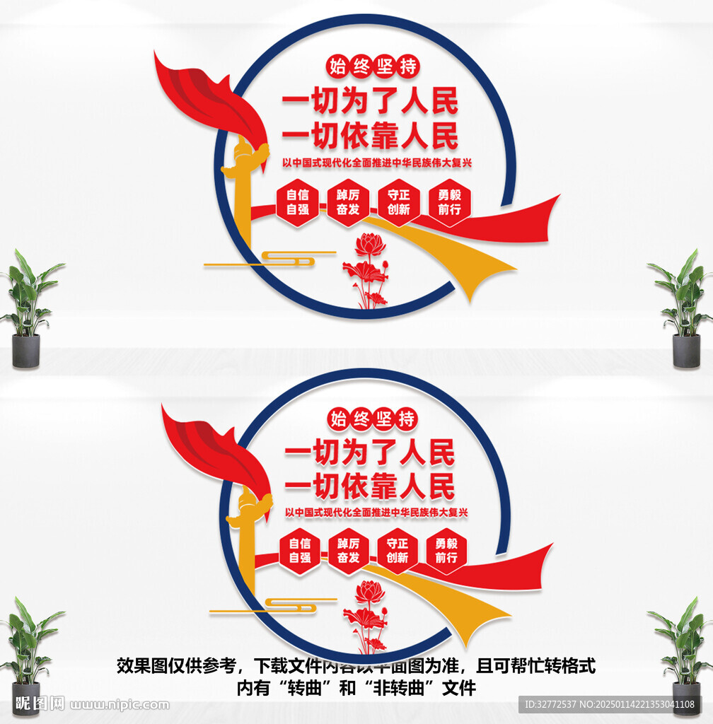 一切為了人民文化墻