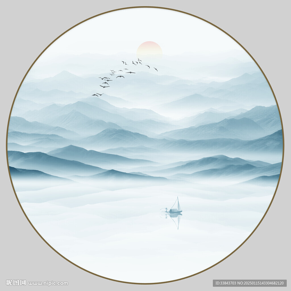 意境水墨山水