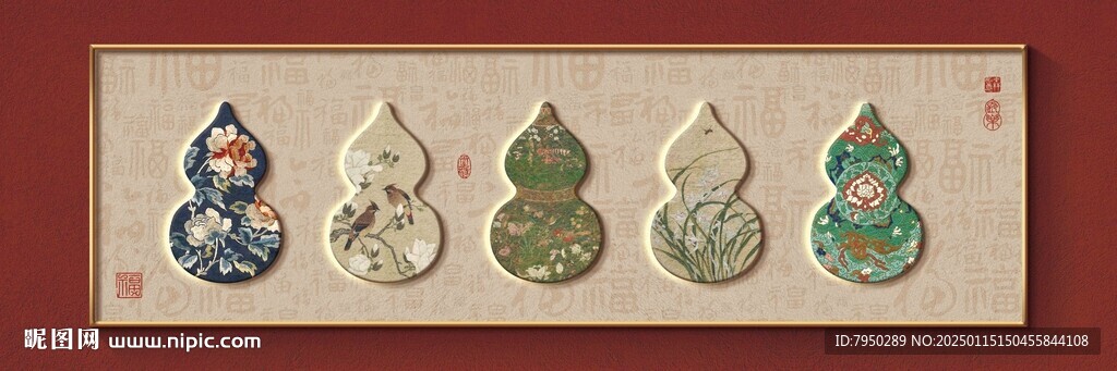葫蘆裝飾畫  