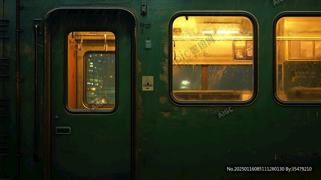 綠皮火車車門