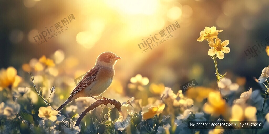 春天花鳥壁紙