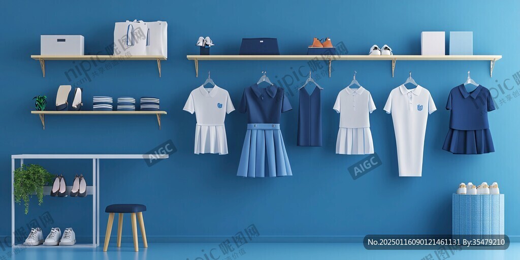 服裝擺設(shè)服裝店貨柜