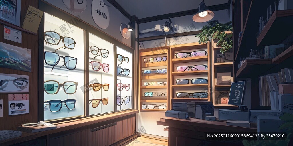 眼鏡店橫圖