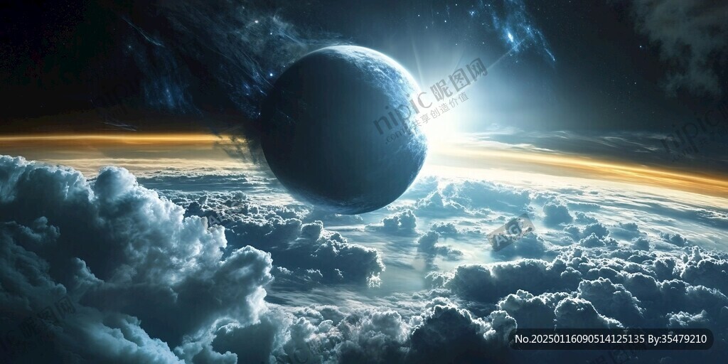 星球科幻素材圖