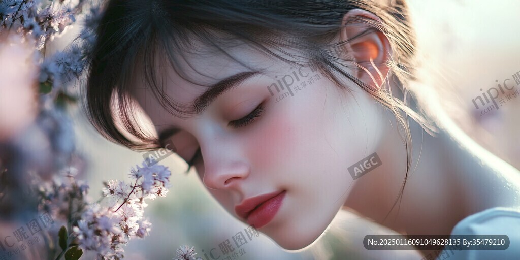 唯美花間美人