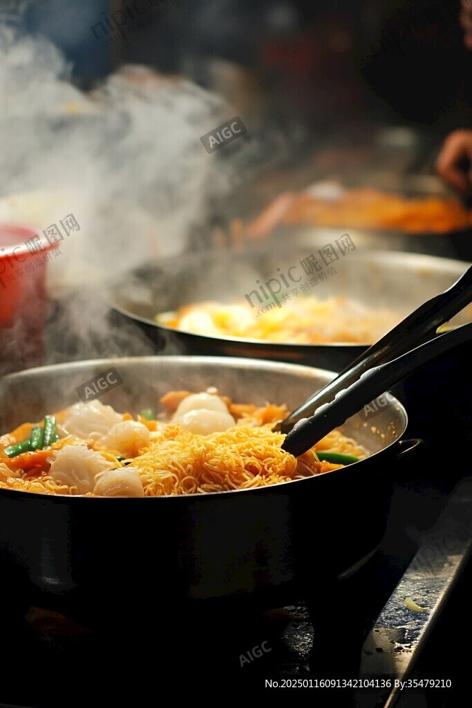 煲仔海鮮魚翅花膠炒飯