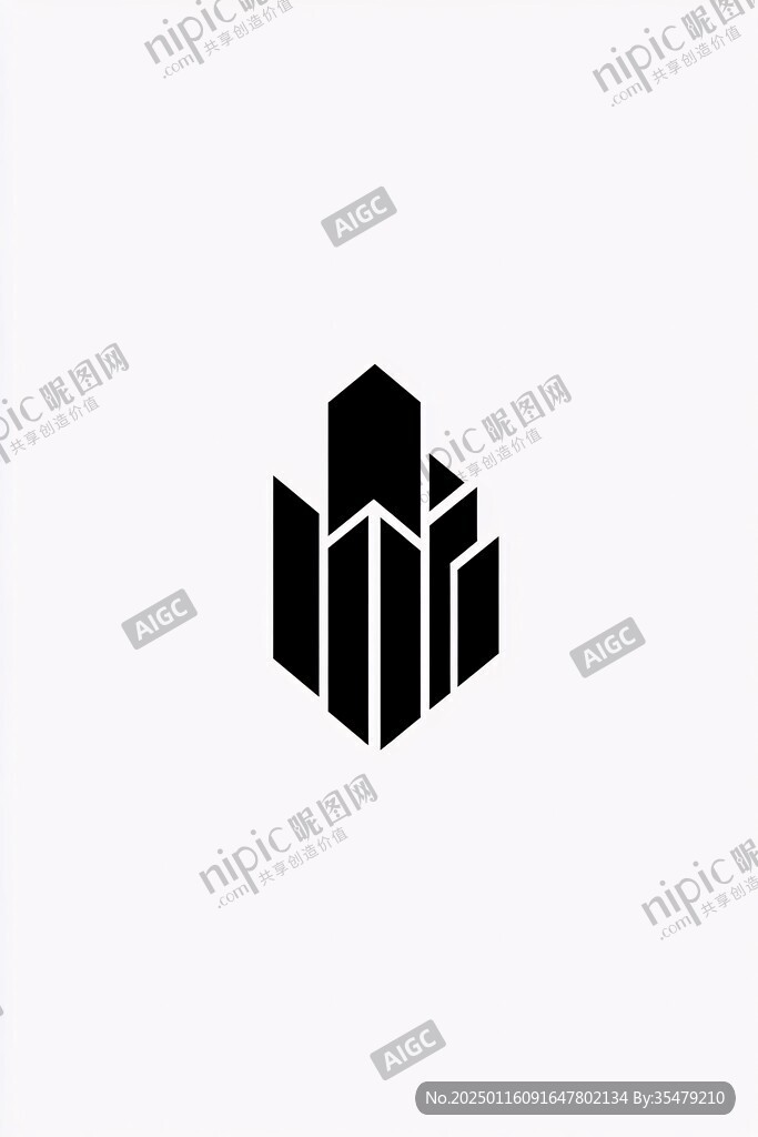 立方體建筑元素符號