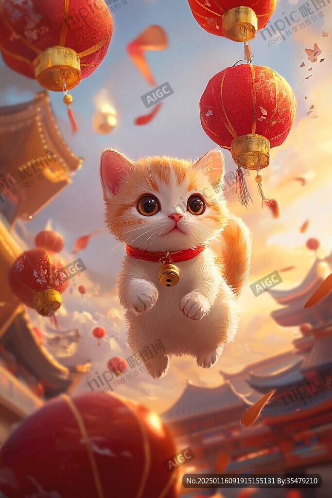 萌圖送福