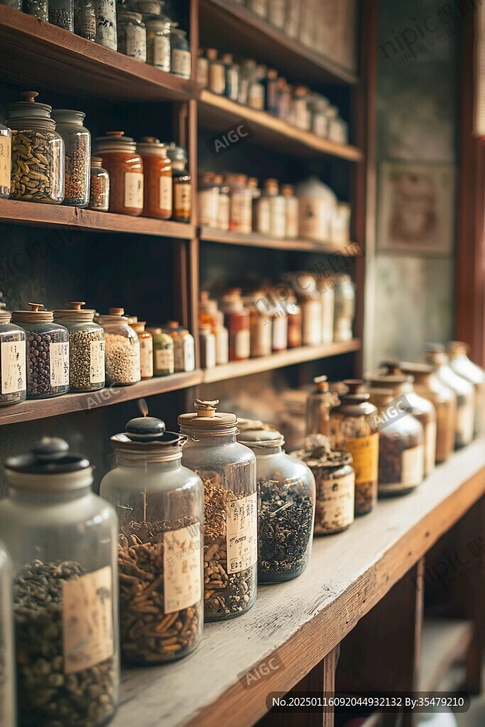 中藥店懷舊照片