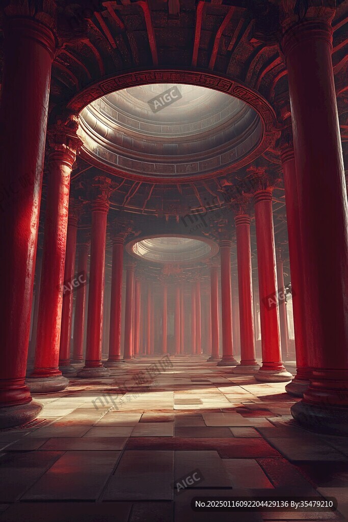 紅廊柱