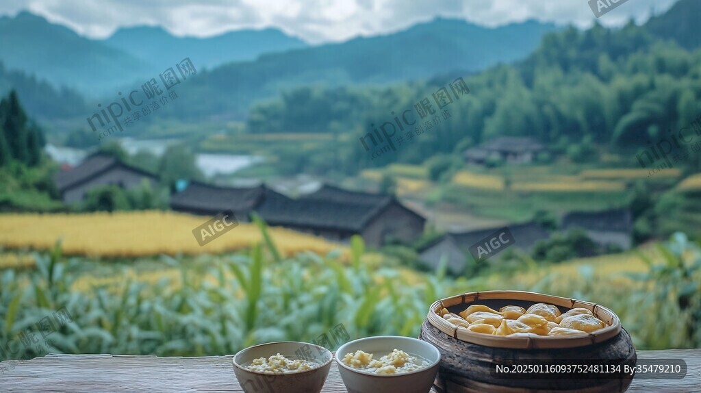 農村豐收季節
