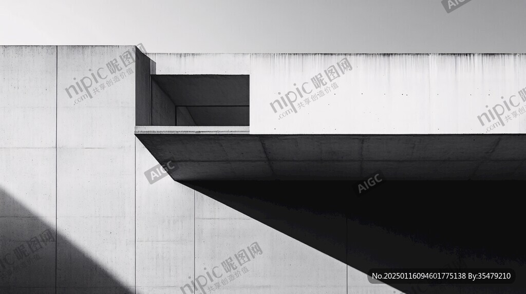 黑白灰建筑