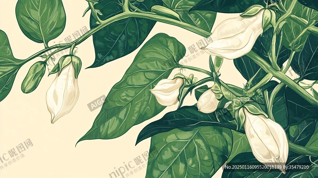 黃貢椒插畫