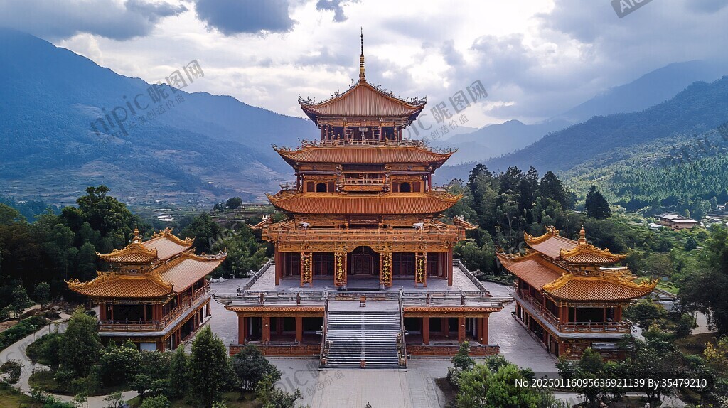 崇圣寺山門全貌