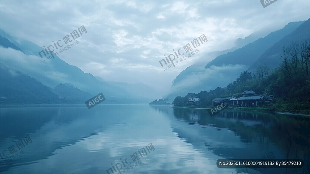 烏江畫廊清晨