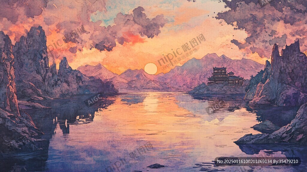 橫店水彩