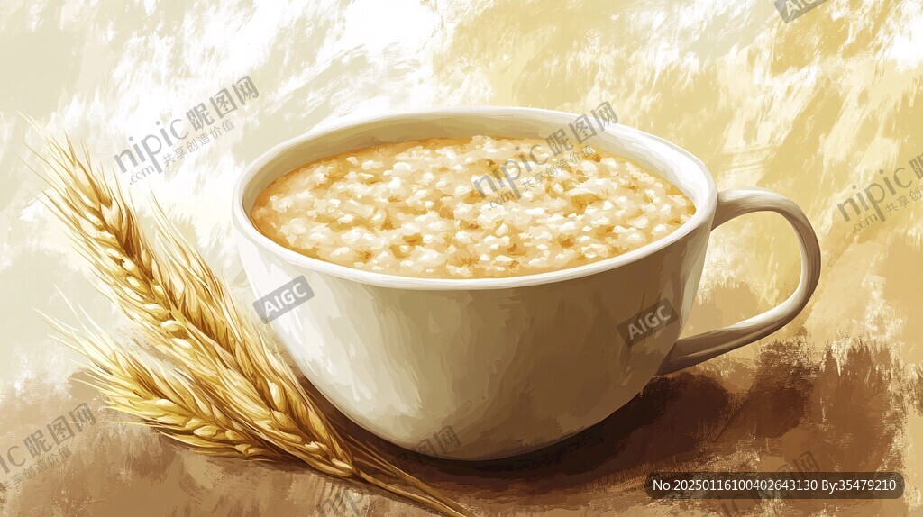麥粒插畫