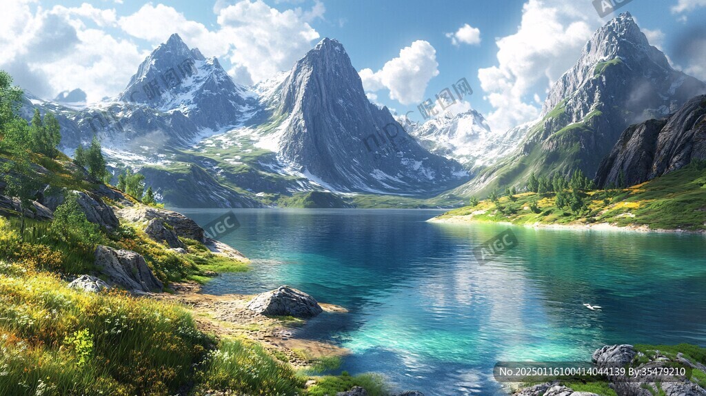 寬屏風(fēng)景畫