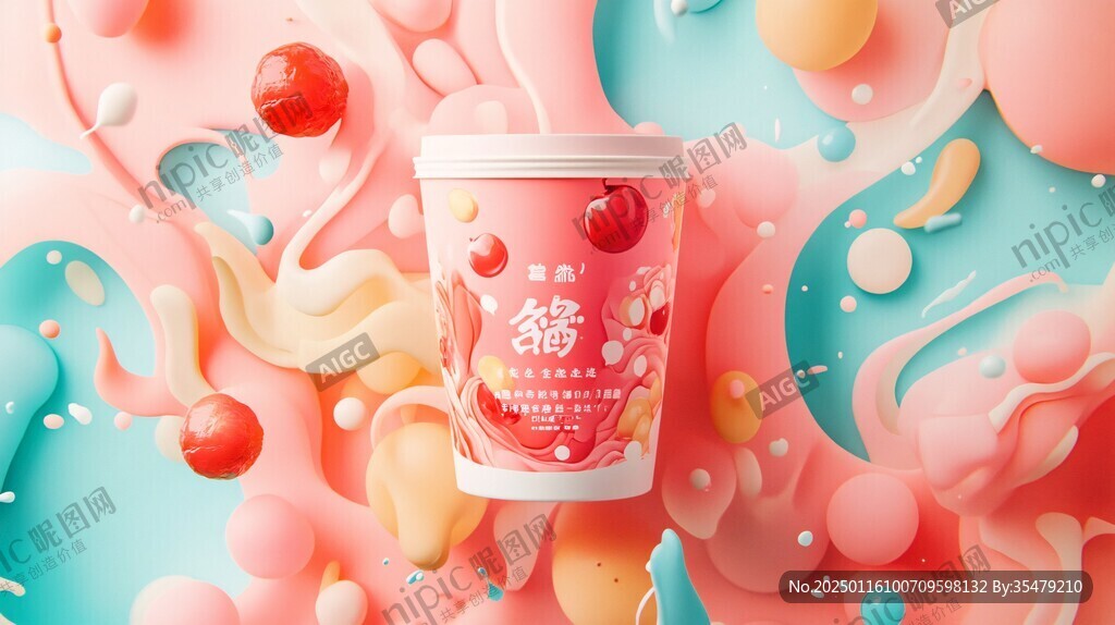 冰粉粉包裝設計
