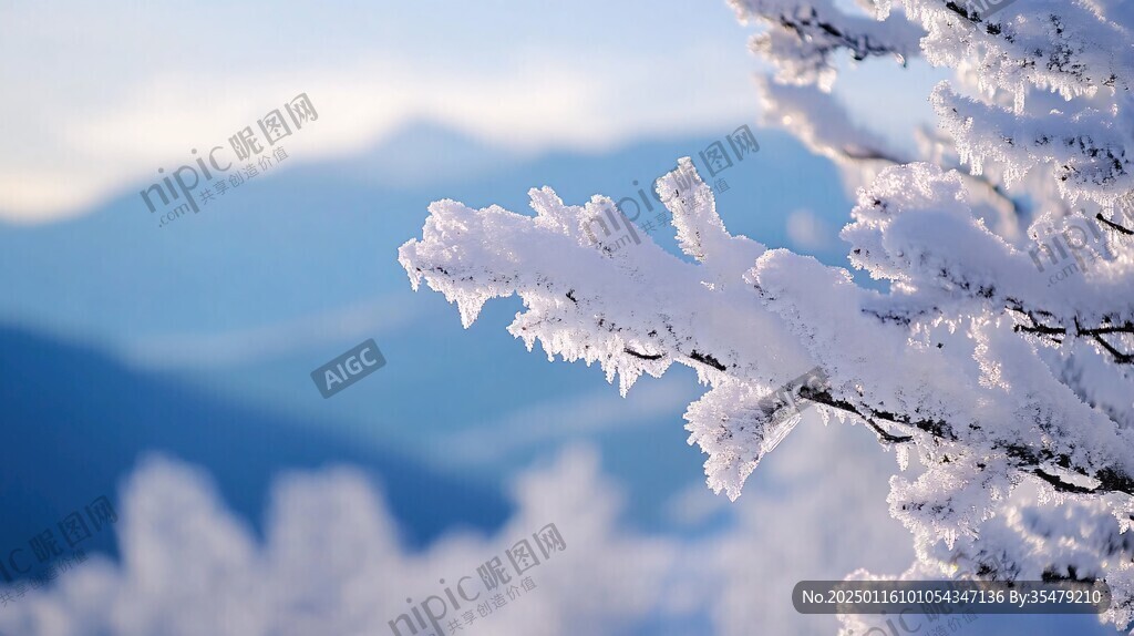 唯美冬天壁紙背景