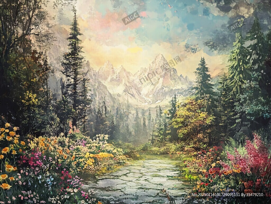 山油畫