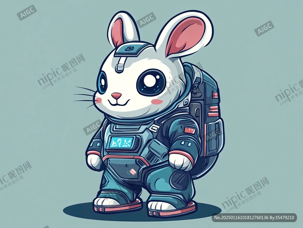 科技兔形象設(shè)計