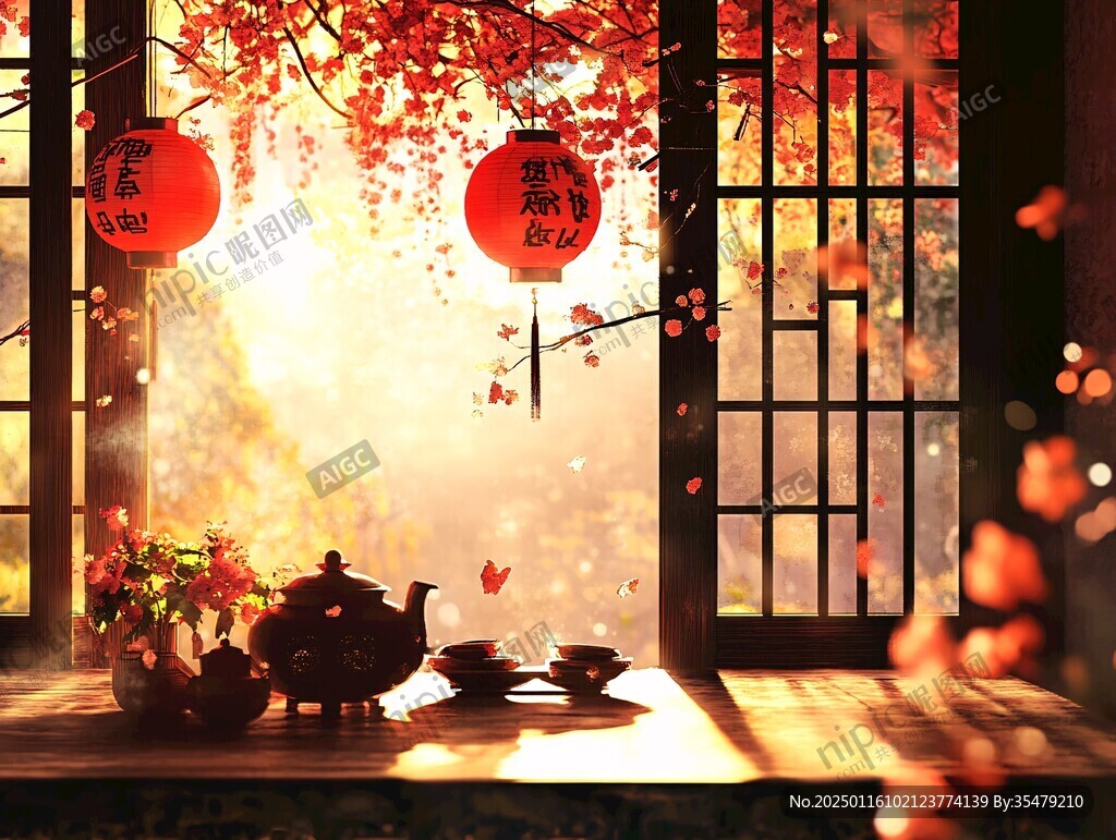 新春廚窗