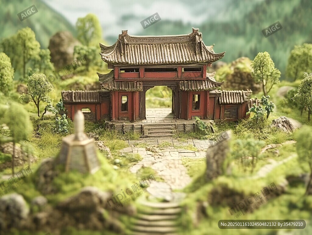 皇家園林微縮模型