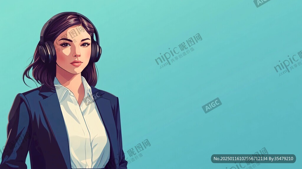 職業(yè)女性插畫