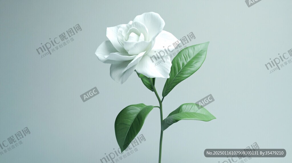 高清白玫瑰