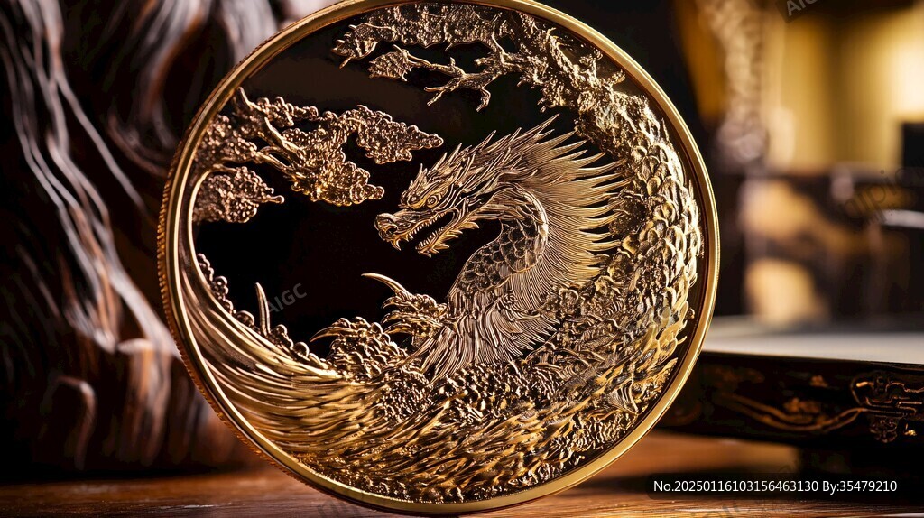 金雕龍鳳呈祥