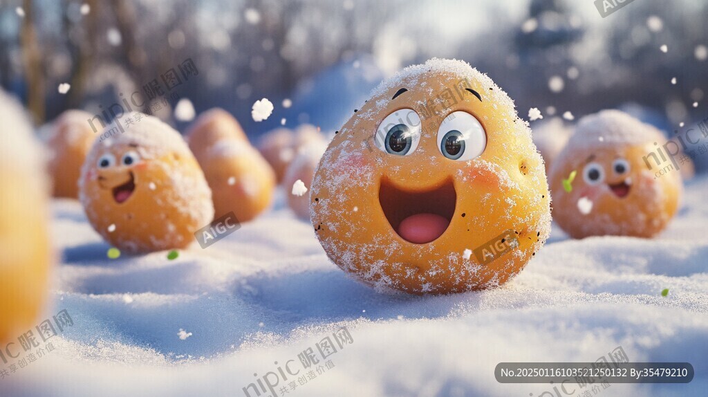 雪包雪饅頭光影