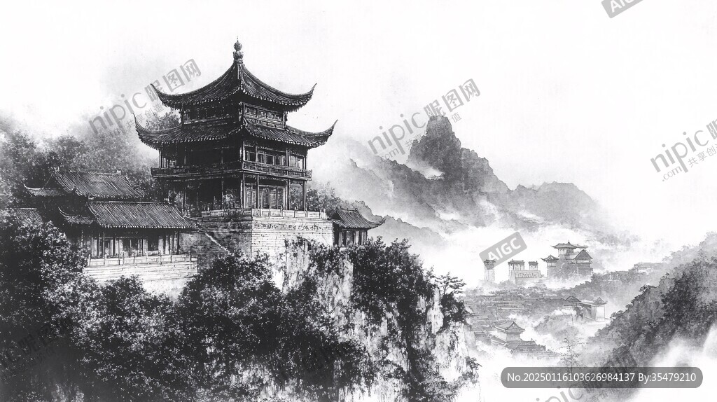 水墨城隍閣