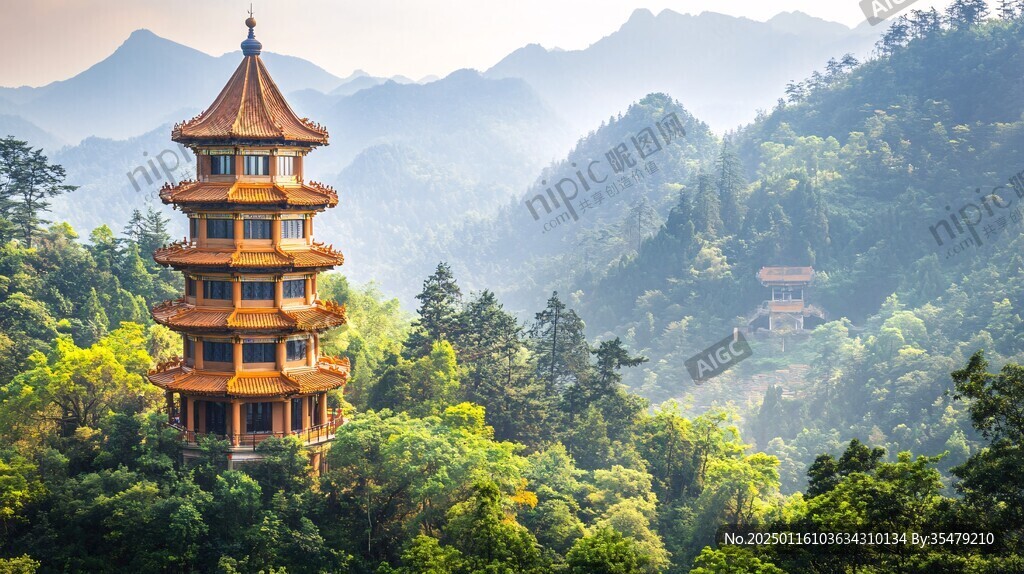 山林深山禪寺