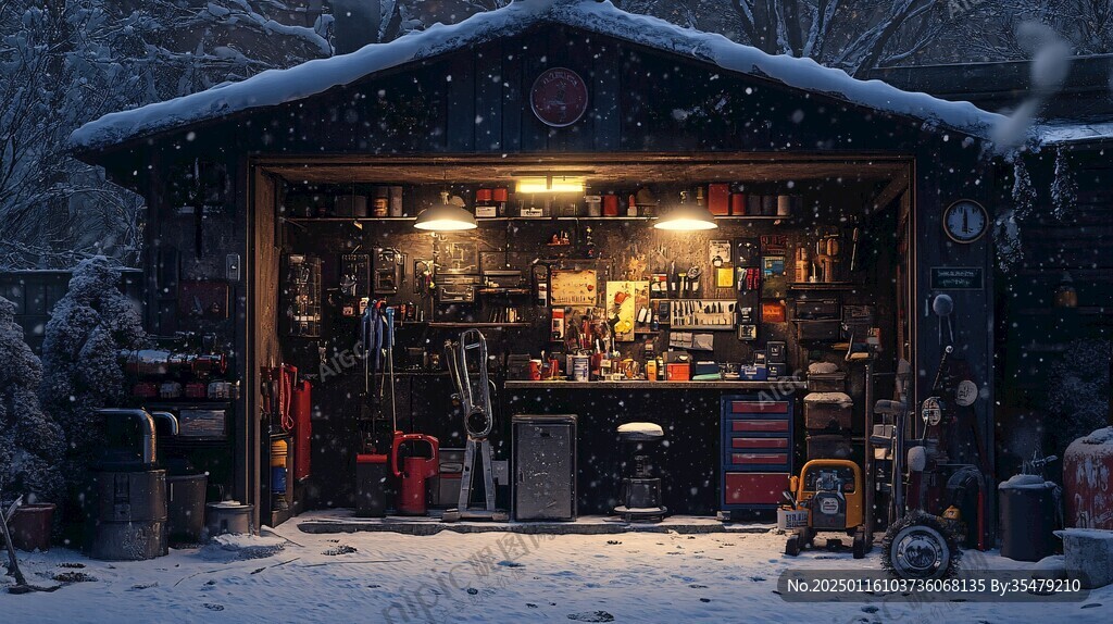 雪中店鋪