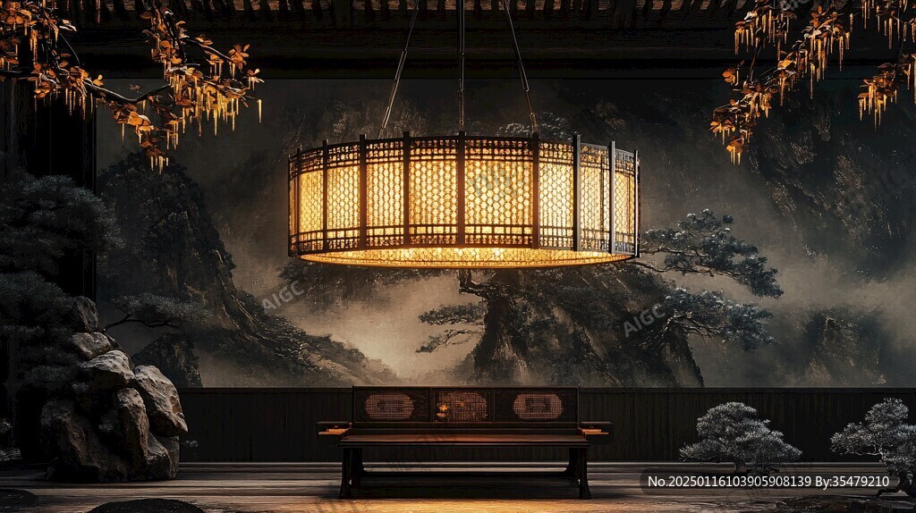 中式燈場景